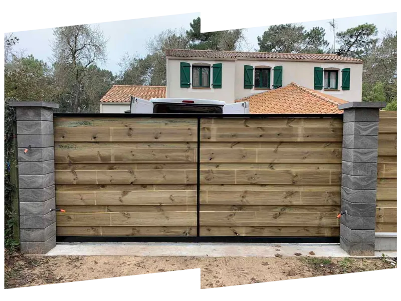 installation portail bretignole sur mer