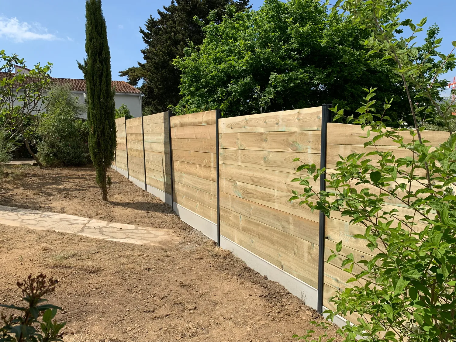 installation portail la barre de mont