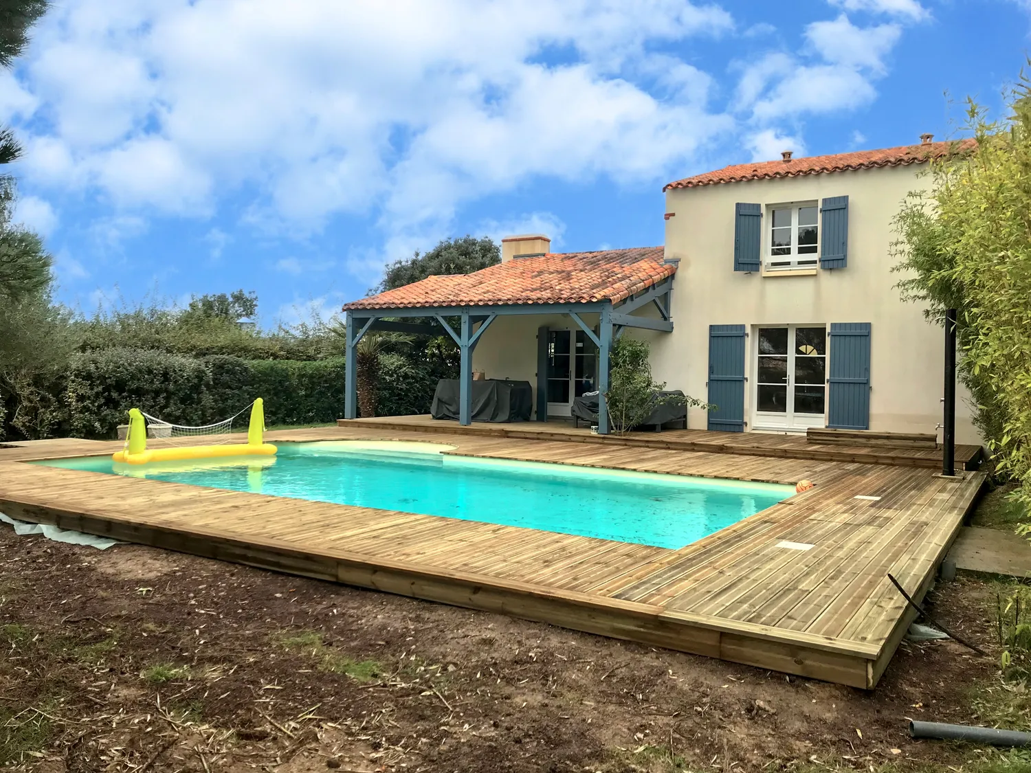 terrasse en bois noirmoutier